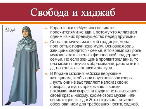 Контрольная работа по теме Роль женщины в исламской религии